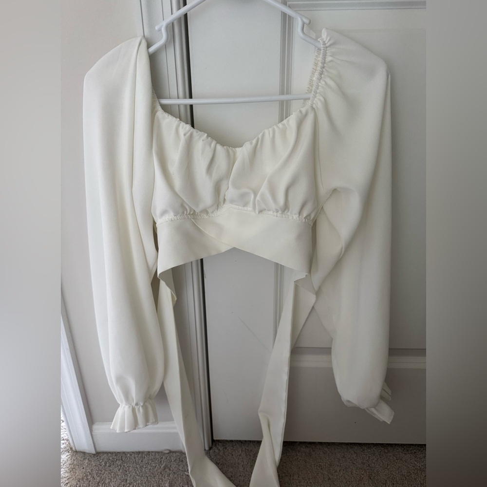 Two Piece White Dress Medium